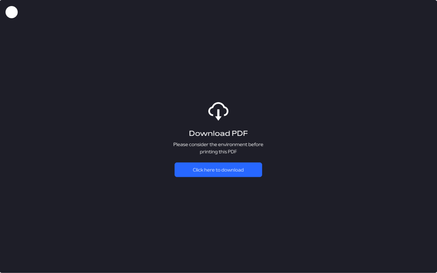 PDF downloading option